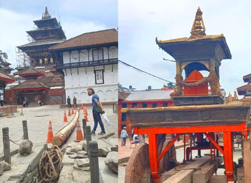 Indra Jatra Lingo and Chariot